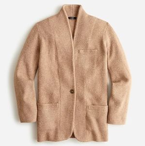 JCrew Highly Rated Cocoon Sweater Blazer